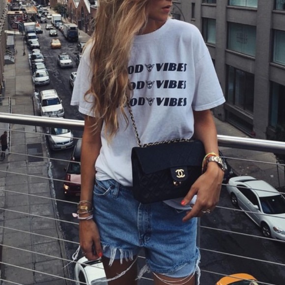 Brandy Melville Good Vibes Top - Picture 1 of 5